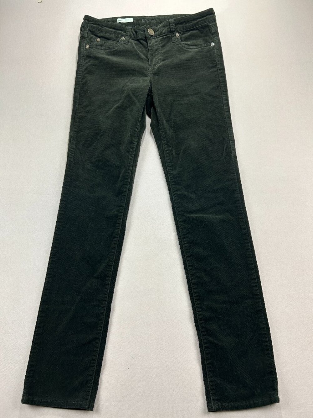 Kut from the Kloth Diana Skinny Jeans Women's Size 6 Dark Brown Corduroy Pant